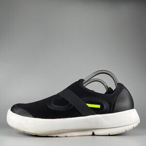 Oofos OOmg EeZee Men's 9 Black White Walking Sneakers Running Shoes Casual GUC
